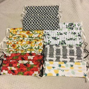 Floral Print Cotton Face Masks Your Choice